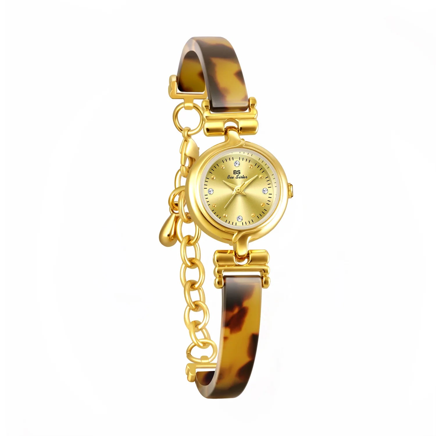 Golden Tortoise Charm