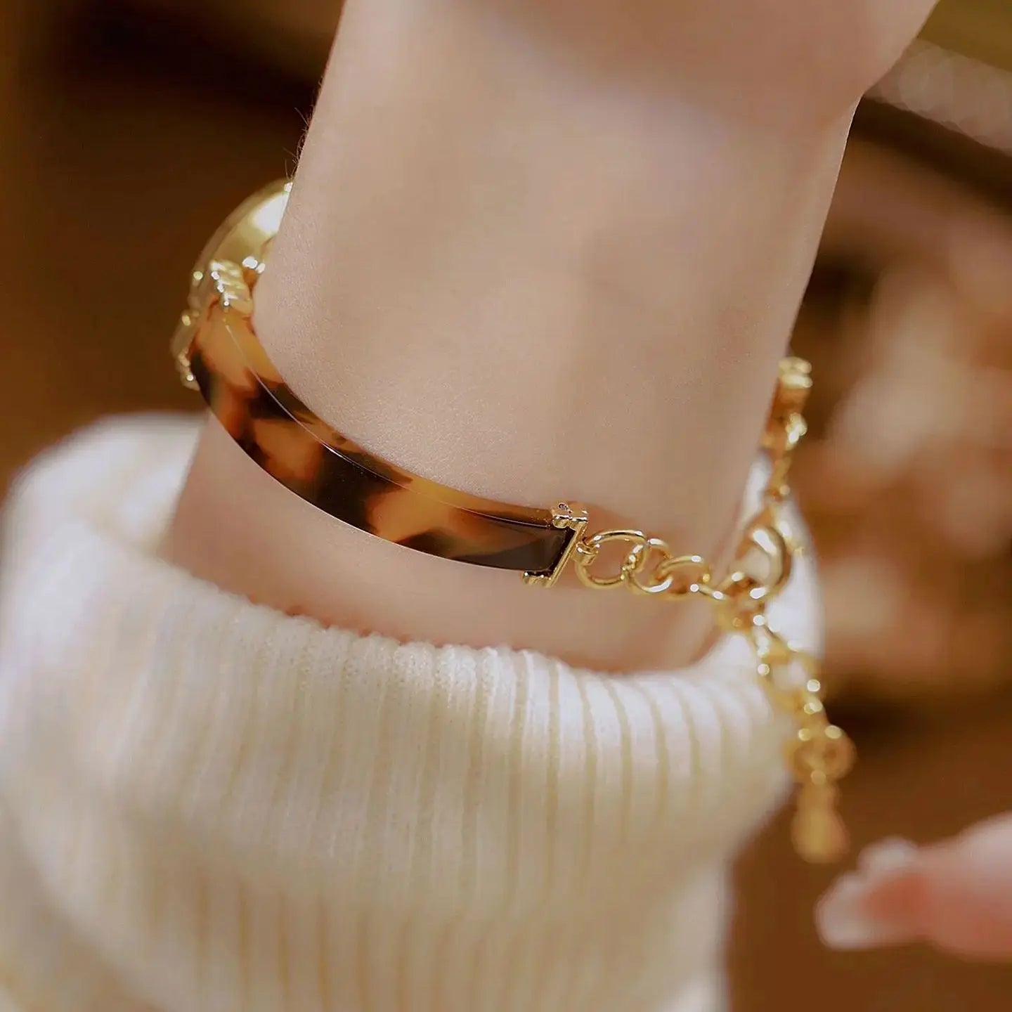 Golden Tortoise Charm